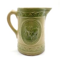 A-E-Hull-Grazing-Cows-Circa-1905-Stoneware-Pitcher-2