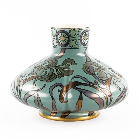 Boch-Freres-Keramis-Luster-Glaze-Art-Nouveau-Vase-2 Boch-Freres-Keramis-Luster-Glaze-Art-Nouveau-Vase-2
