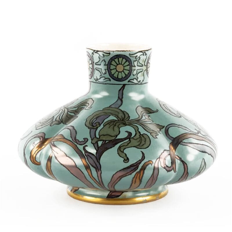Boch-Freres-Keramis-Luster-Glaze-Art-Nouveau-Vase-3 Boch-Freres-Keramis-Luster-Glaze-Art-Nouveau-Vase-3
