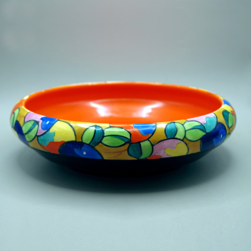 Gorgeous Art Deco bowl designed by Frederich Hurten Rhead, most famous for his later work in America.