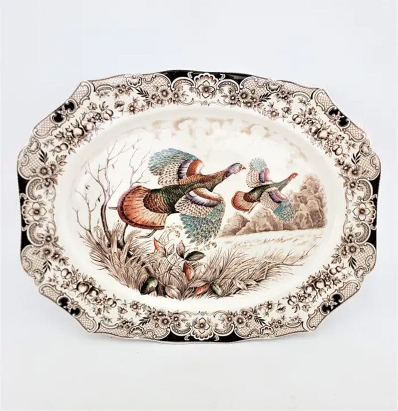 Johnson-Brothers-Windsor-Ware-England-Wild-Turkeys-Large-Platter-1