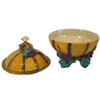 Majolica-Monkey-Grape-Dish-in-style-of-George-Jones-2