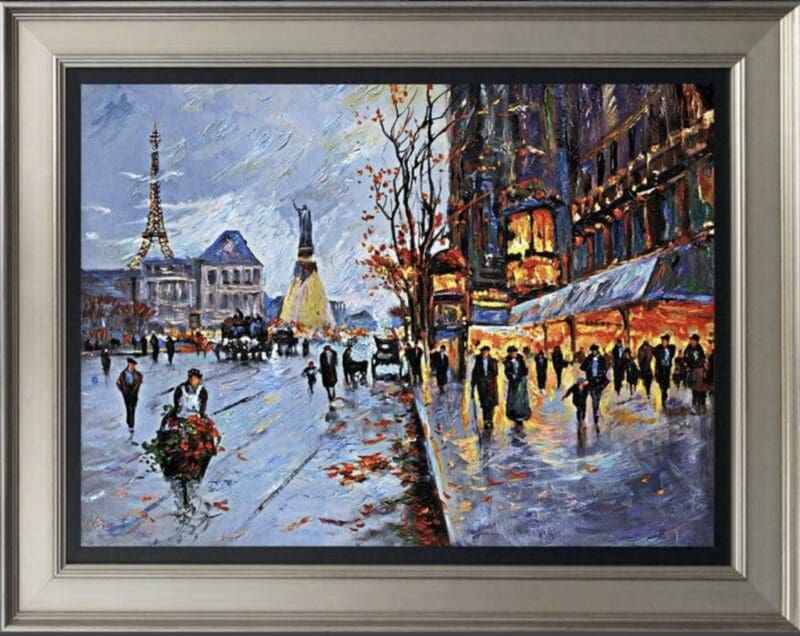 Michael Schofield-Paris-Limited-Edition-Hand-Embellished-Hand-Signed-Canvas