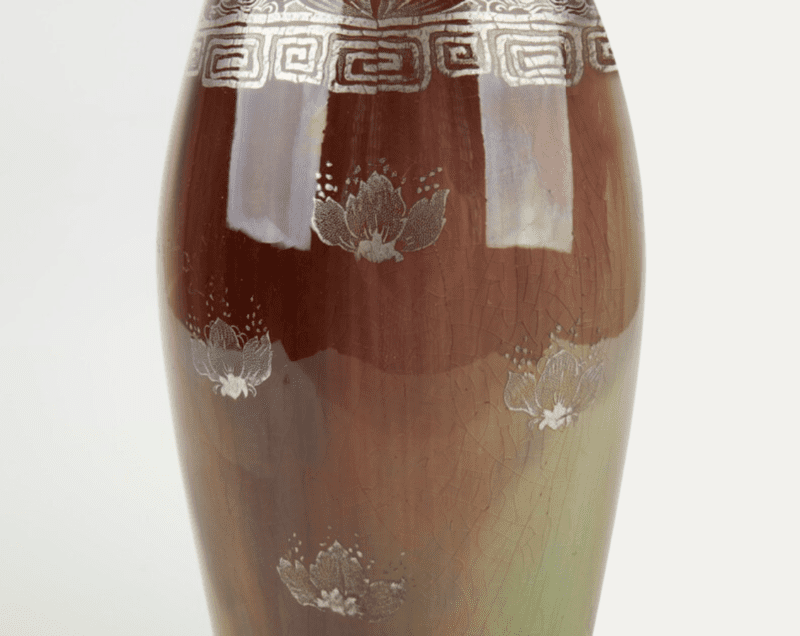 Minton-1900s-Art-Nouveau-Secessionist-Vase-Silver-Applique-4 Minton-1900s-Art-Nouveau-Secessionist-Vase-Silver-Applique-4