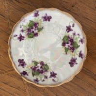 Norcrest-tea-cup-and-saucer-hand-painted-violets