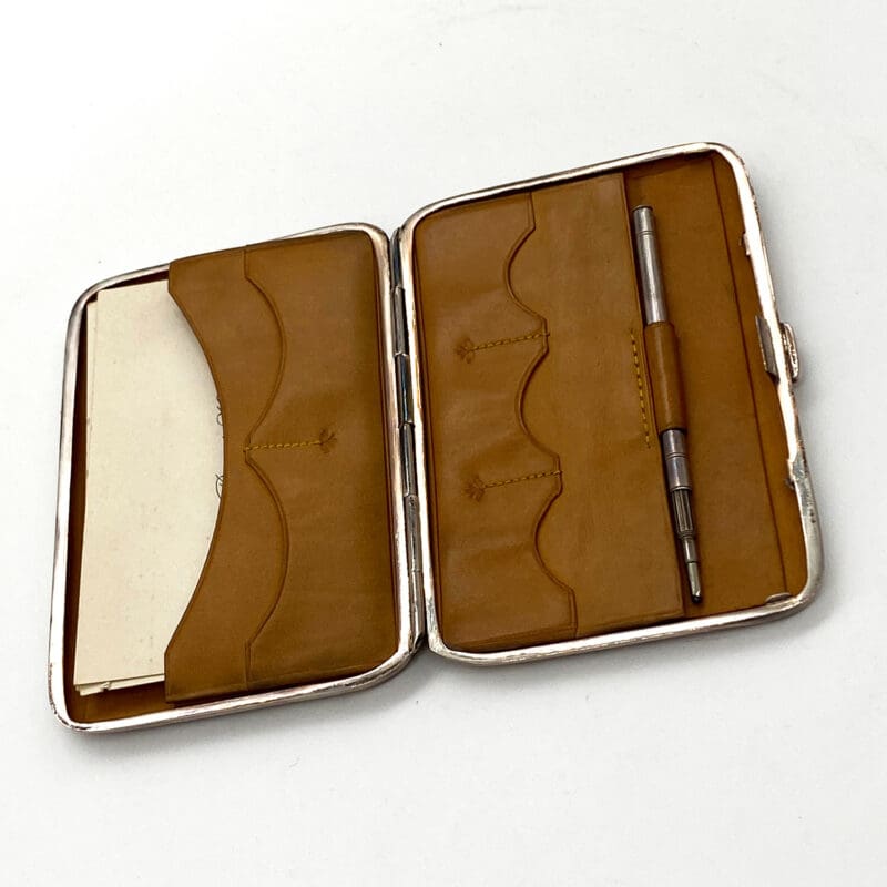 Sterling-Silver-Calling-Card-Case-with-Silver-Pencil-Deakin-and-Francis-1892-1 Sterling-Silver-Calling-Card-Case-with-Silver-Pencil-Deakin-and-Francis-1892-1