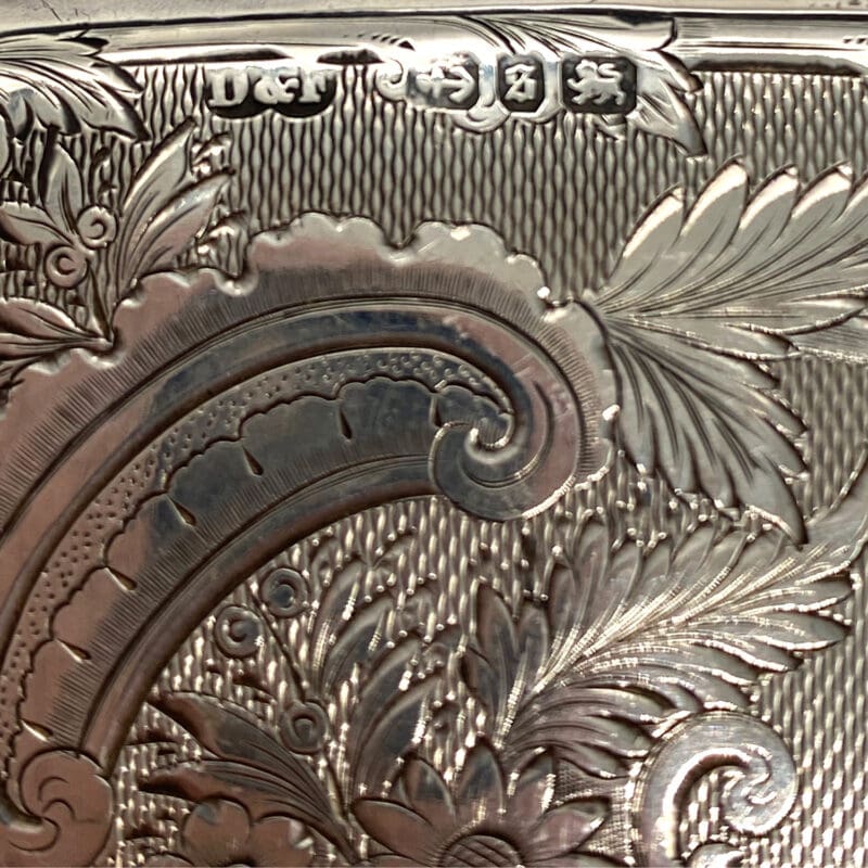 Sterling-Silver-Calling-Card-Case-with-Silver-Pencil-Deakin-and-Francis-1892-2 Sterling-Silver-Calling-Card-Case-with-Silver-Pencil-Deakin-and-Francis-1892-2