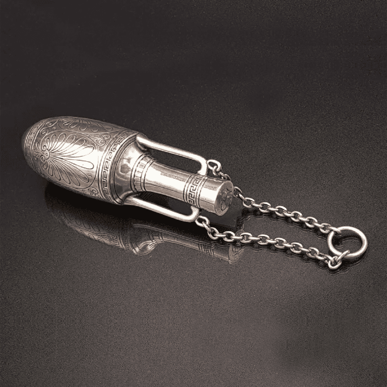 Russian Sterling Perfume and Vinaigrette by Master Carl Albert Julius ...
