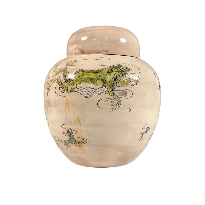 Andrew-Hull-Lidded-Ginger-Jar-Frogs-Cobridge Andrew-Hull-Lidded-Ginger-Jar-Frogs-Cobridge