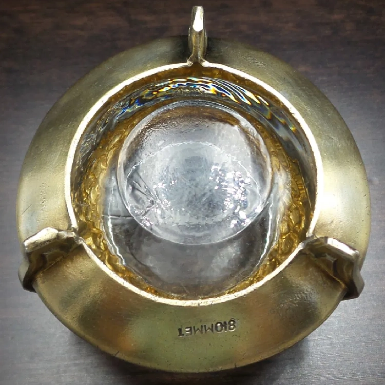 Vantage Soviet Union Hommet Silver and Enamel Salt Cellar-1 Vantage Soviet Union Hommet Silver and Enamel Salt Cellar-1