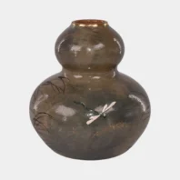 Matt-Morgan-Art-Pottery-Dragonfly-Vase-Nellie-J-Harvey-1
