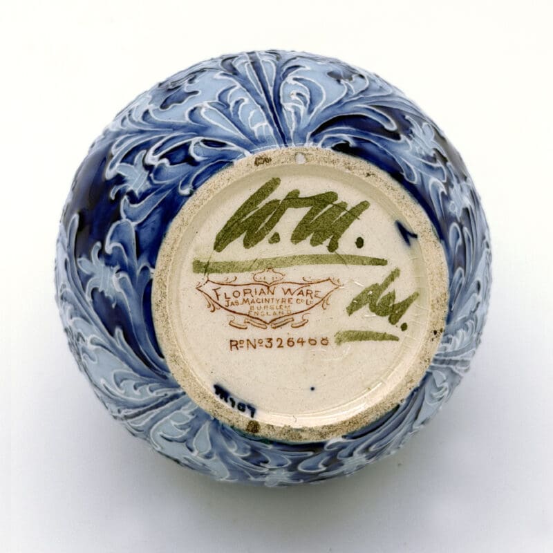 Rare-William-Moorcroft-Dianthus-Vase-2 Rare-William-Moorcroft-Dianthus-Vase-2