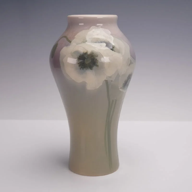 Rookwood Floral Anemone Vase by Leonore Asbury, circa 1907