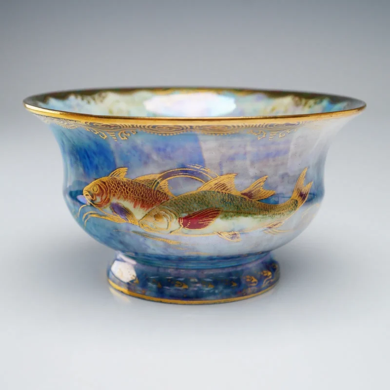 Wedgwood Fairyland Lustre Footed Bowl, Circa 1915-1929