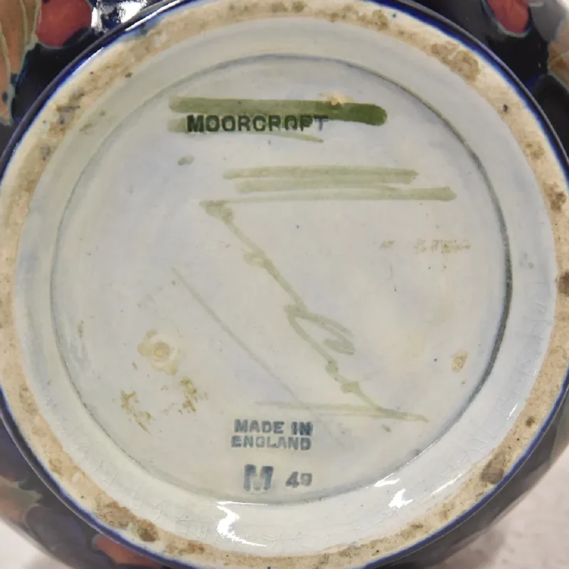 William Moorcroft Pomegranate Vase-3 William Moorcroft Pomegranate Vase-3