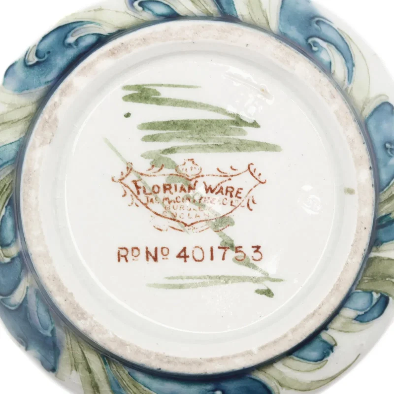 William Moorcroft for James MacIntyre and Co Florian Ware Bud Vase-6 William Moorcroft for James MacIntyre and Co Florian Ware Bud Vase-6