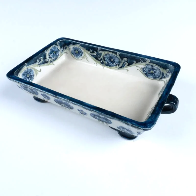 William Moorcroft for James MacIntyre and Co Florian Ware Poppy Tray-2 William Moorcroft for James MacIntyre and Co Florian Ware Poppy Tray-2