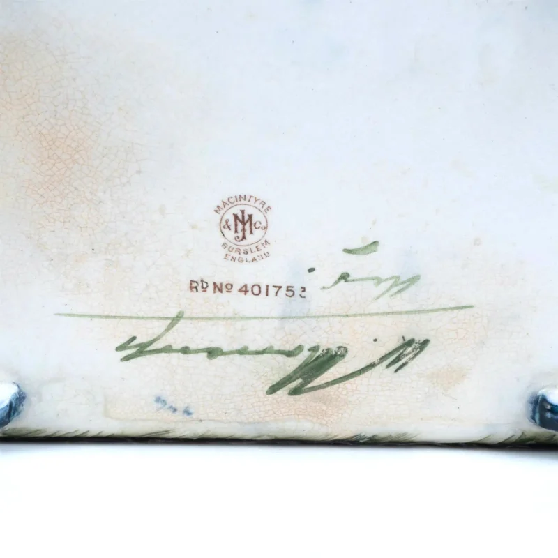 William Moorcroft for James MacIntyre and Co Florian Ware Poppy Tray-6 William Moorcroft for James MacIntyre and Co Florian Ware Poppy Tray-6