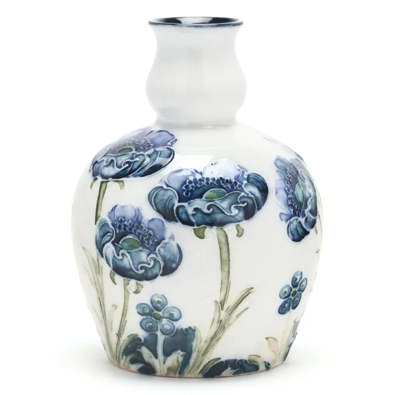 William Moorcroft for James MacIntyre and Co Florian Ware Vase-1 William Moorcroft for James MacIntyre and Co Florian Ware Vase-1