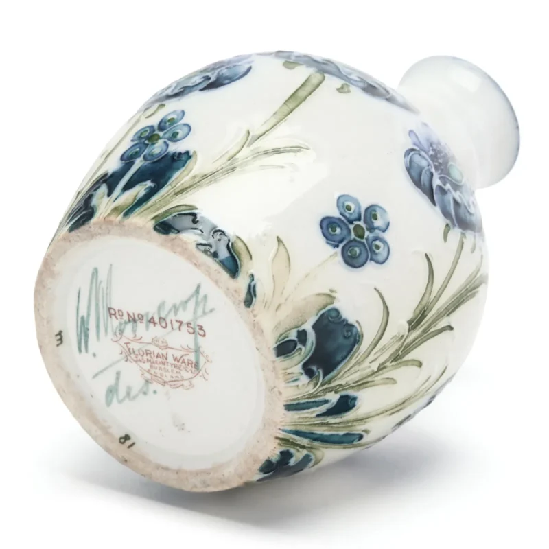 William Moorcroft for James MacIntyre and Co Florian Ware Vase-4 William Moorcroft for James MacIntyre and Co Florian Ware Vase-4