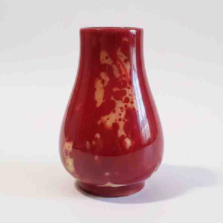 Richard Howson Pottery Arts and Crafts Mini Flambe Vase, 1914